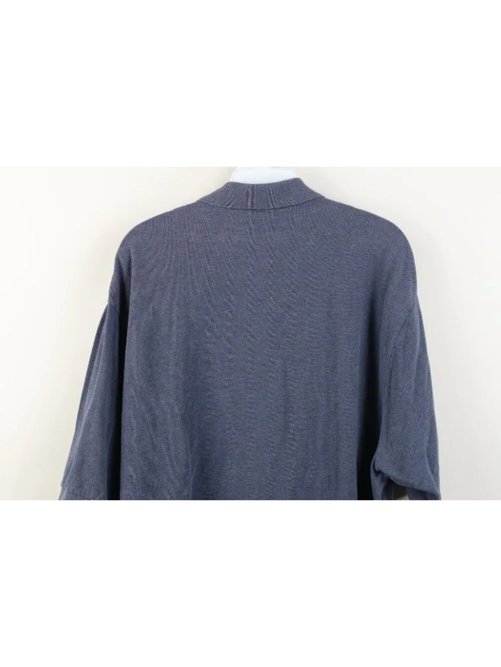 Vintage 90s Ralph Lauren Mens XL Faded Pique Cotton Knit Golf Polo Shirt Blue